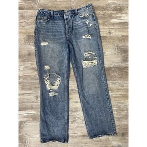 Altar’d State Vervet Jeans Straight Fit Button Fly Women’s Sz 32